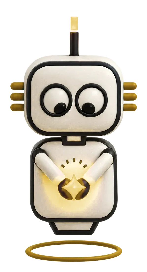 El robot de Magia 360 sostiene la chispa